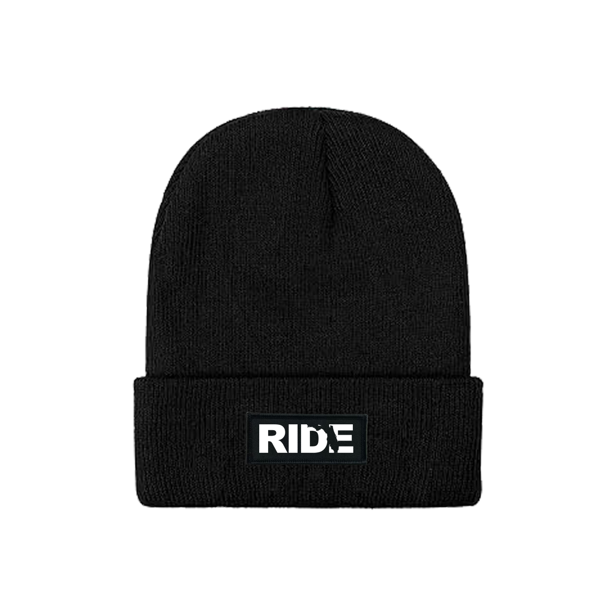 Ride Florida Night Out Woven Patch Skully Youth Beanie Black