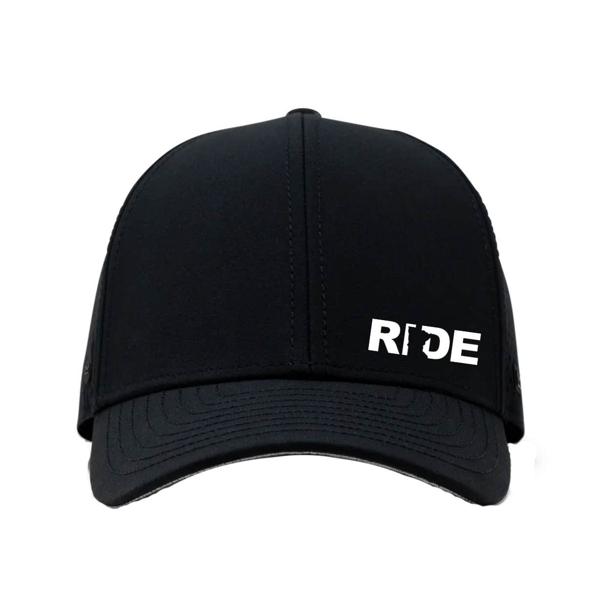 Ride Minnesota Night Out Waterproof Performance HTV Trucker Snapback Hat Black
