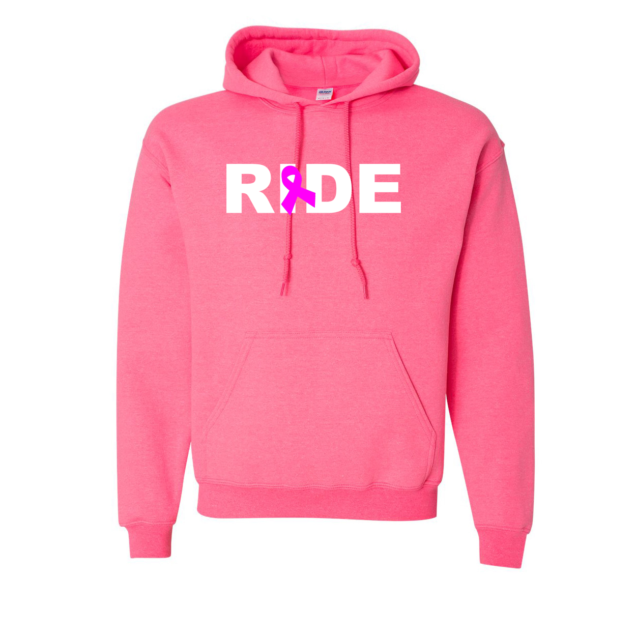 Ride Ribbon Logo Classic Sweatshirt Safety Pink