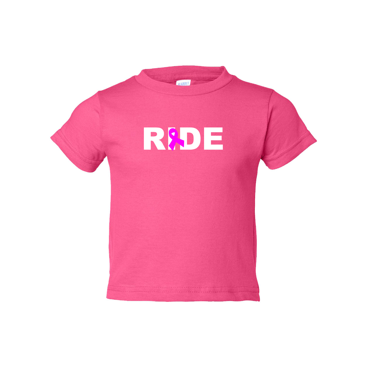 Ride Ribbon Logo Classic Toddler T-Shirt Pink