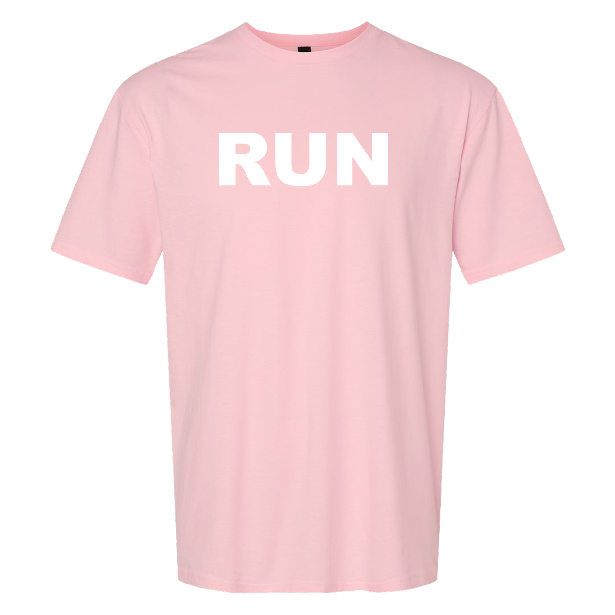 Run Brand Logo Classic T-Shirt Light Pink