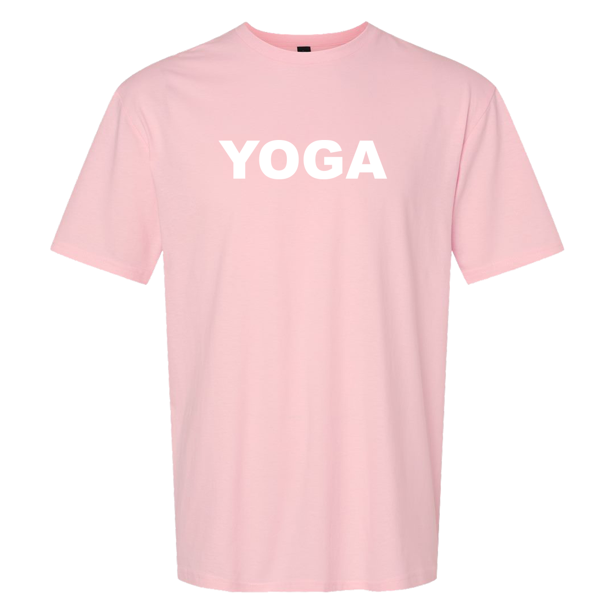 Yoga Brand Logo Classic T-Shirt Light Pink