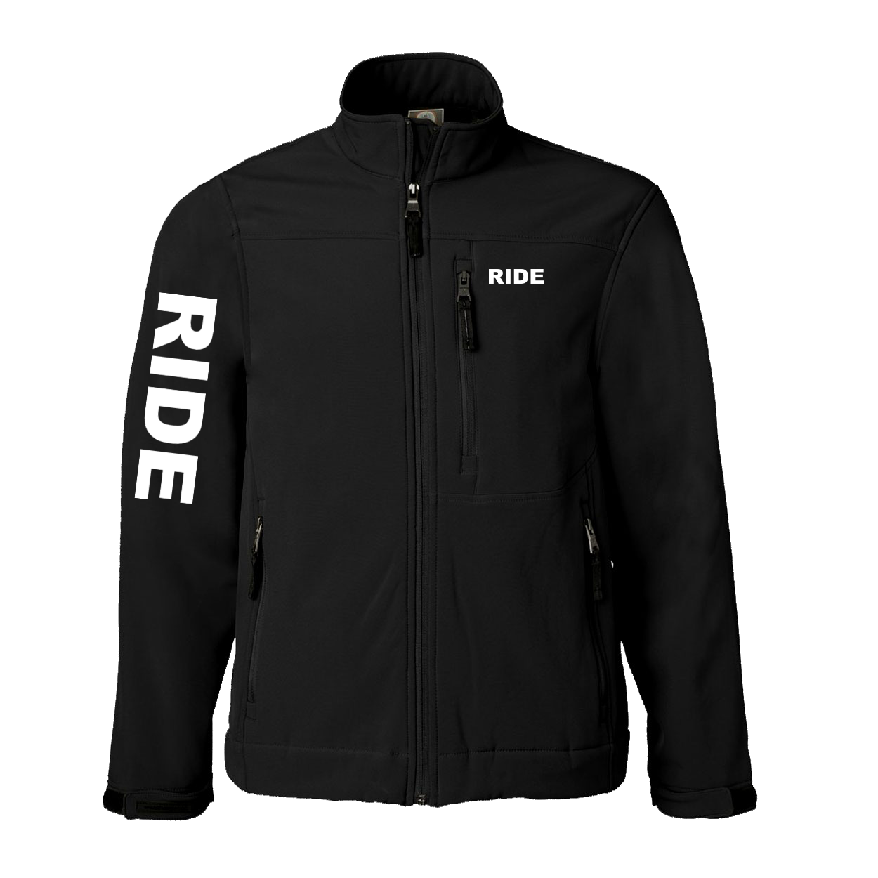 Ride Brand Logo Classic Soft Shell Weatherproof Jacket