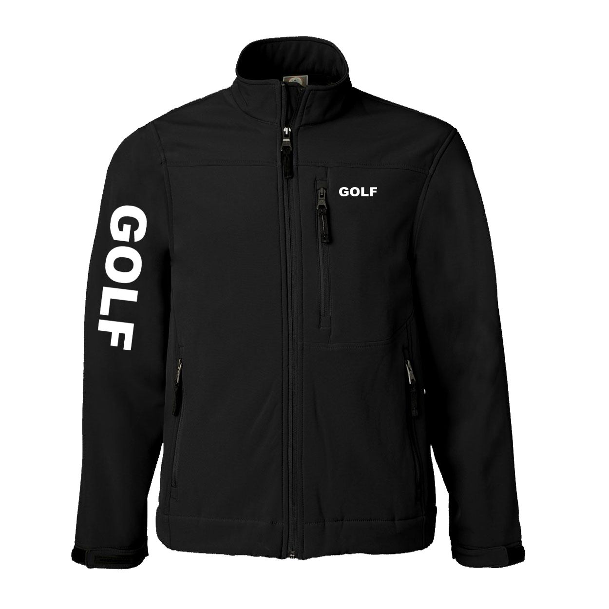 Golf Brand Logo Classic Soft Shell Weatherproof Jacket