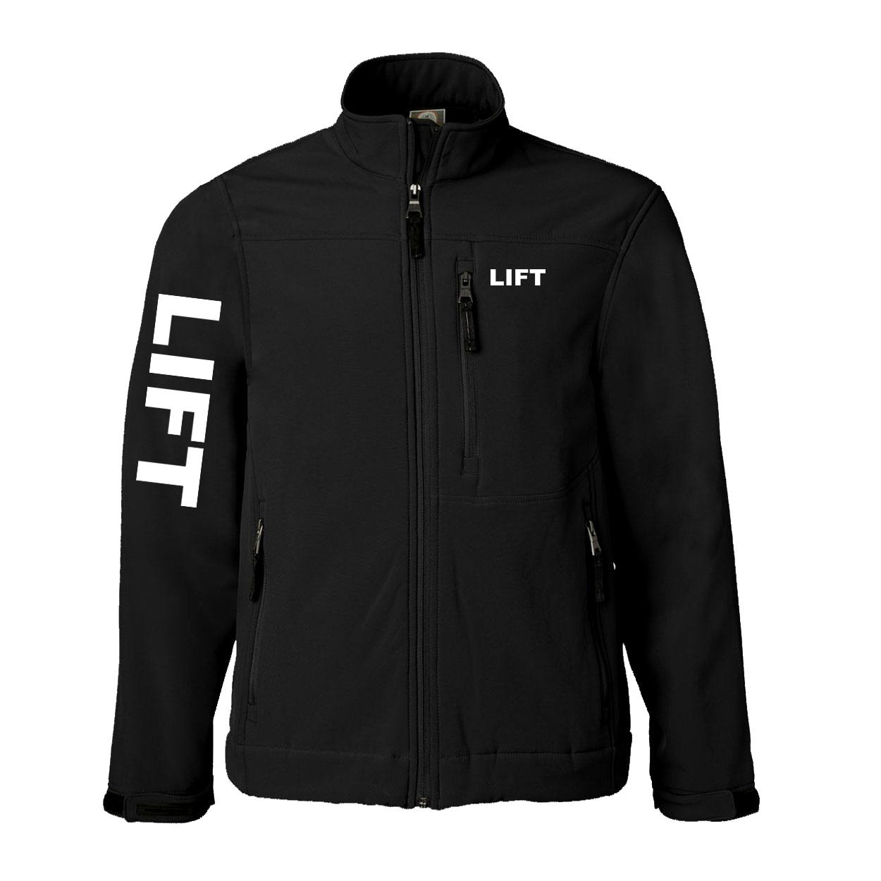 Lift Brand Logo Classic Soft Shell Weatherproof Jacket