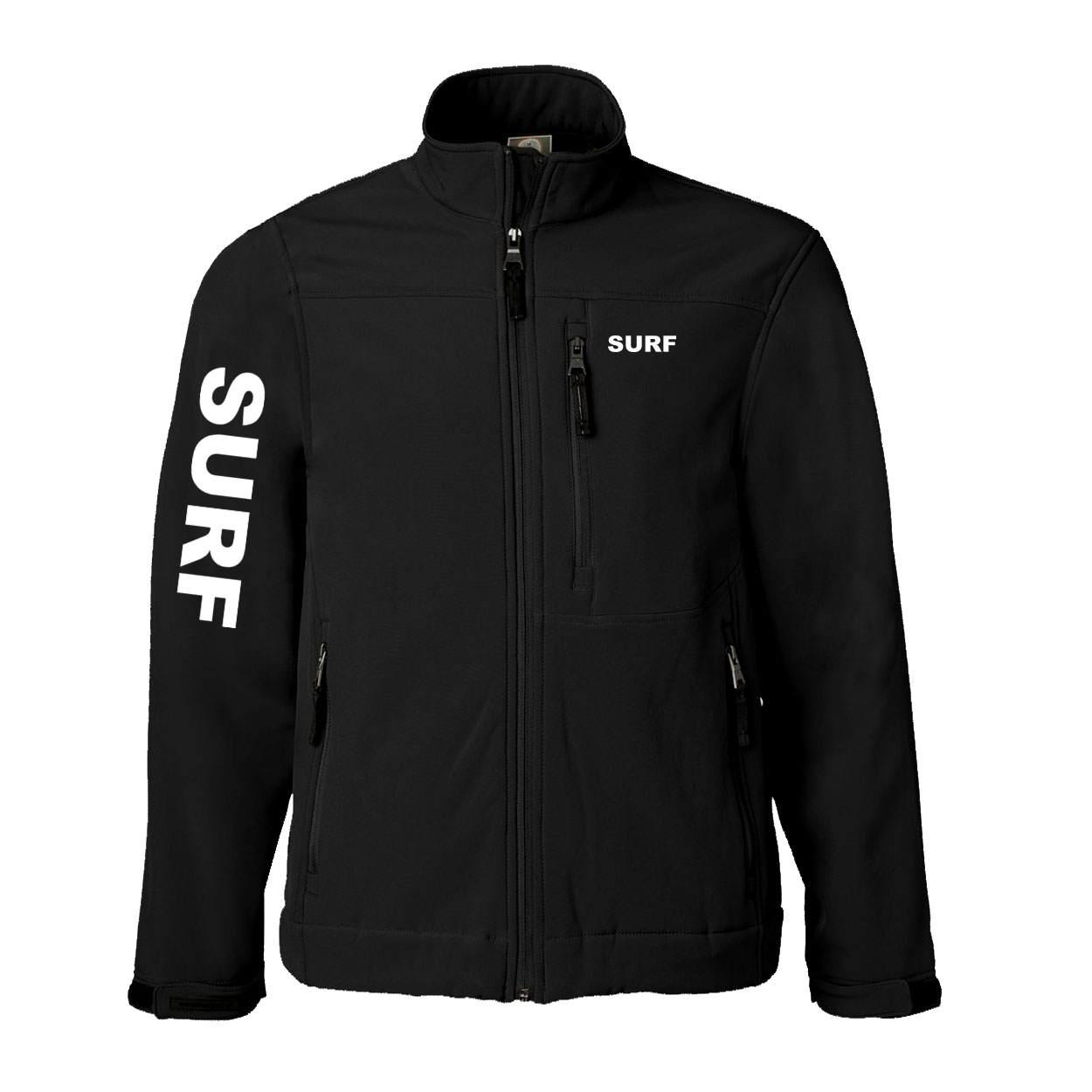 Surf Brand Logo Classic Soft Shell Weatherproof Jacket