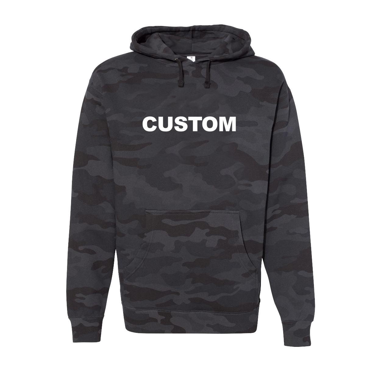 Custom Life Brand Logo Classic Sweatshirt Black Camo