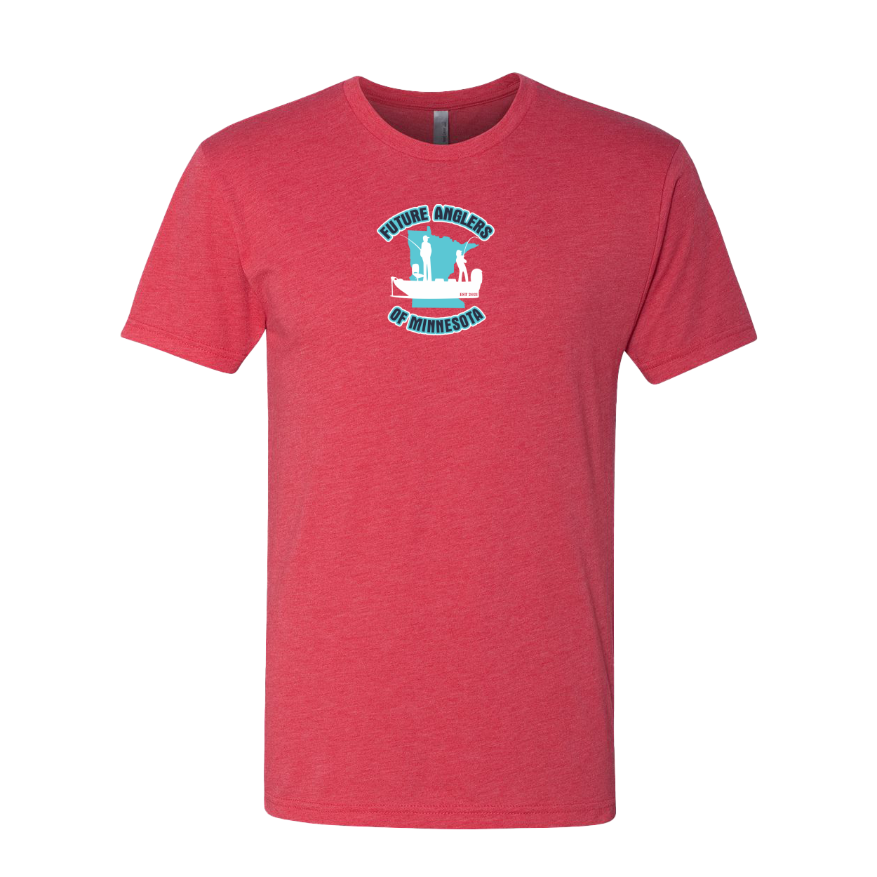 Future Anglers of Minnesota Classic Premium Tri-Blend T-Shirt Vintage Red