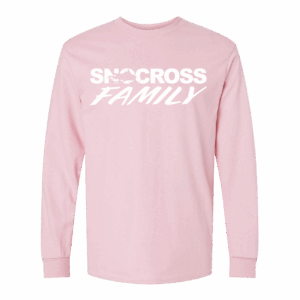 Snocross Family Collection Classic Long Sleeve T-Shirt Light Pink