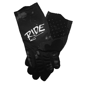 Ride Rad Blackout Collection MVP Mesh Air Gloves Black/White