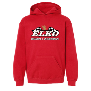 Elko Speedway Classic Youth Sweatshirt Red